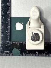 Martha Stewart Rose Leaf Paper Craft Punch Floral With Clear Stamps Inside