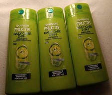 3 Garnier Fructis Daily Care 2-in-1 Shampoo and Conditioner 22 fl oz (M021)