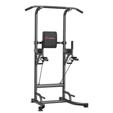 Image of Power Tower Pull Up Dip Station Adjustable Multi Gym Workout Home Fitness