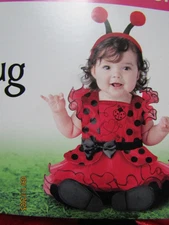 NEW IN CHARACTER INFANT GIRLS LOVEBUG HALLOWEEN COSTUME SIZE 12-18 MONTHS