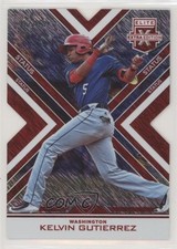 2016 Panini Elite Extra Edition Status Red Die-Cut 92/99 Kelvin Gutierrez 0c6