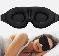 2-Pack Sleep Eye Mask for Men Women, 3D Contoured Cup Sleeping Mask & Blindfold