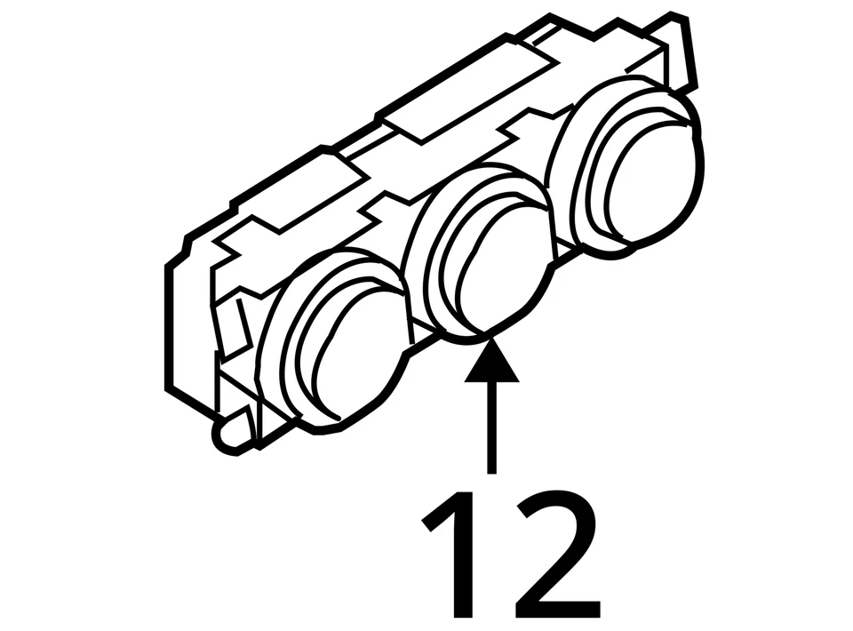 Climate Temperature Control With AC Fits 06-08 MAZDA MX-5 MIATA 1495739 - Image 4 of 4