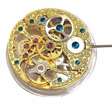 18000bph 17-Jewel Hollow Vintage 6497 ST3600 Mechanical Watch Movement Hand Wind