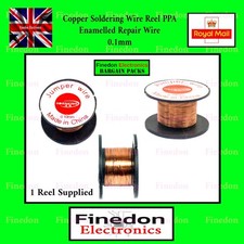 Copper Solder Soldering welding phone repair PPA Enamelled Reel Wire 0.1mm