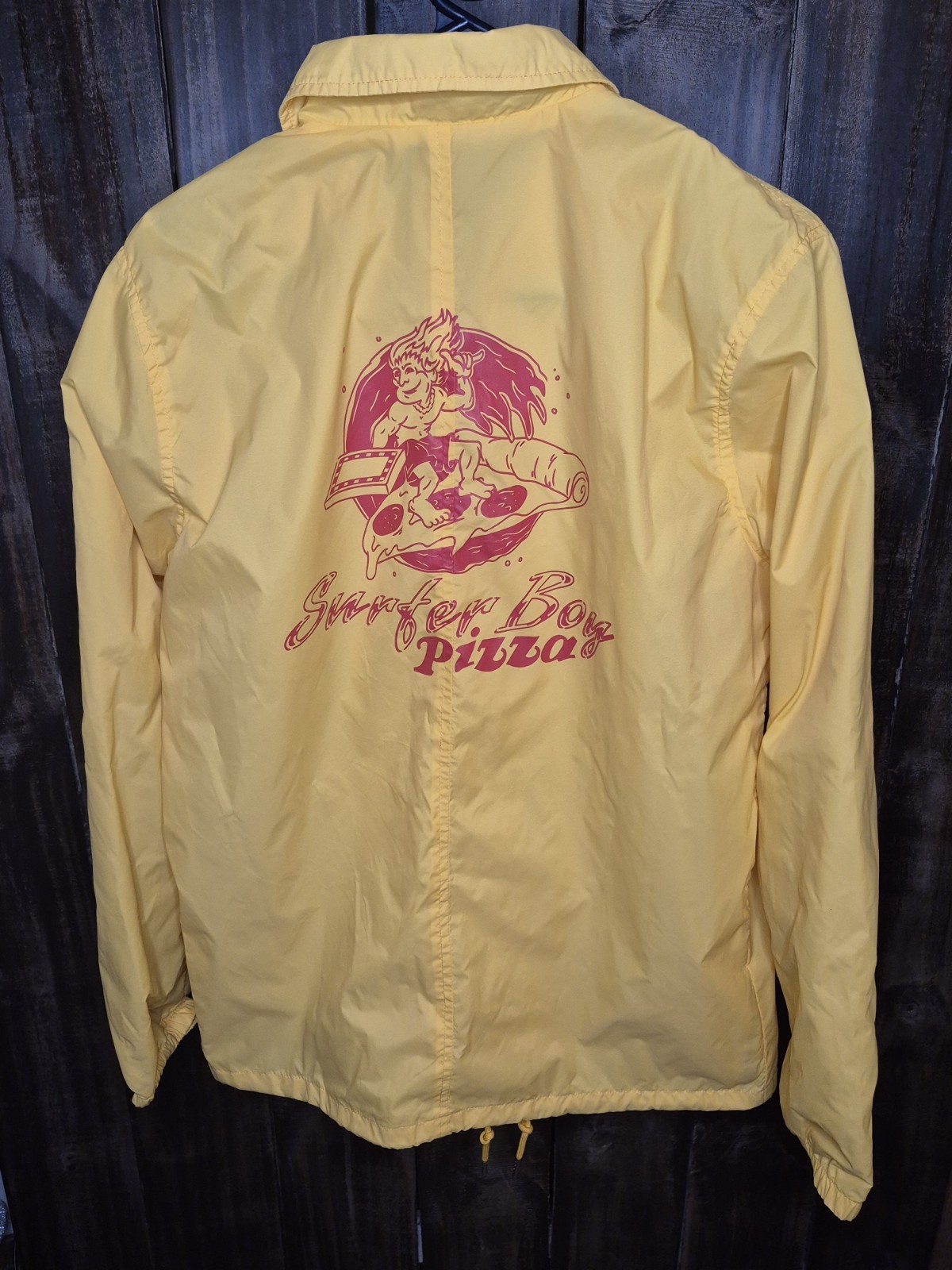 Stranger Things Surfer Boy Pizza Windbreaker Adul… - image 2