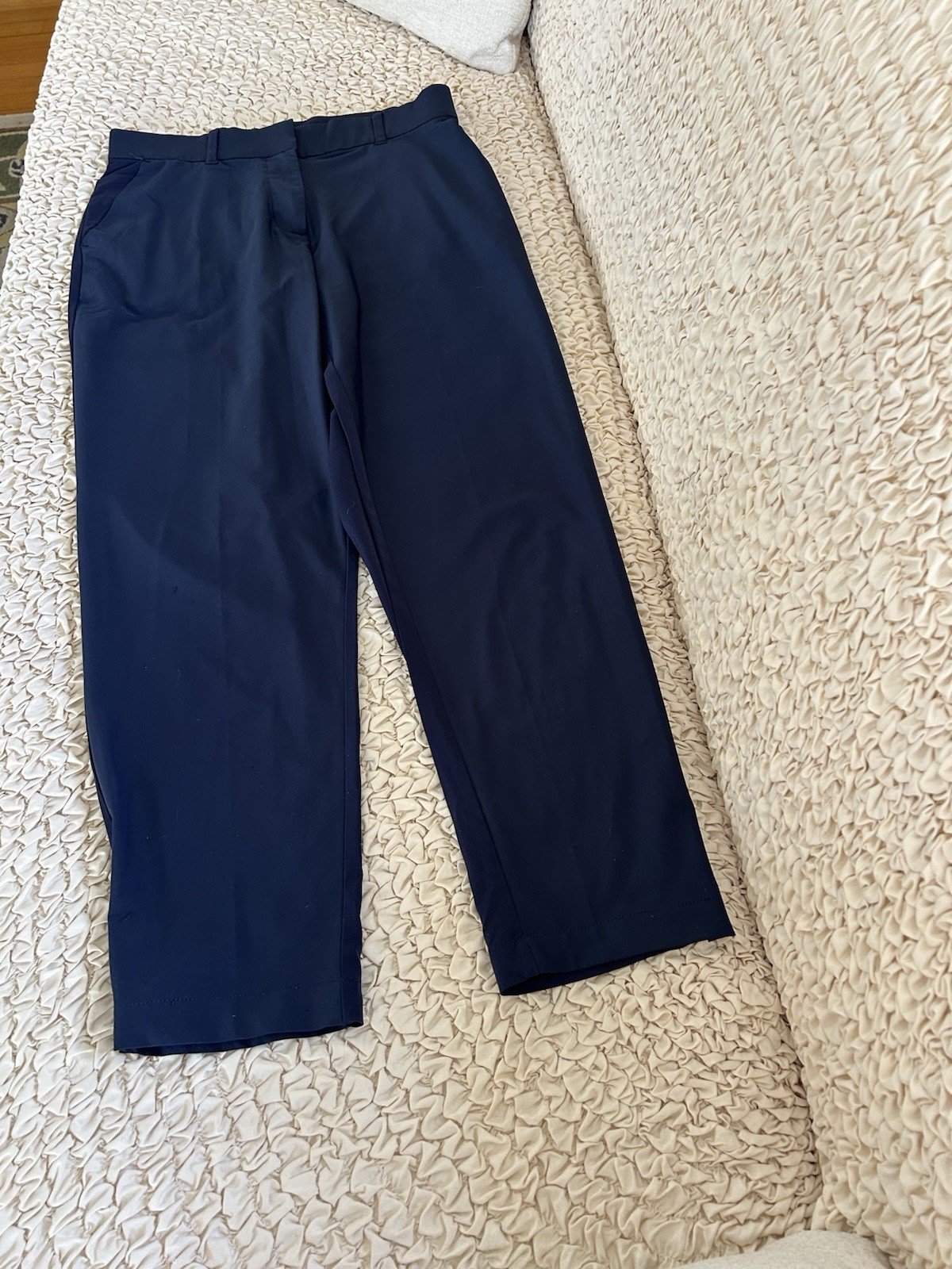 Nike Dri-FIT Women’s Golf Pant Straight Leg Activewear  Size M Breathable Navy