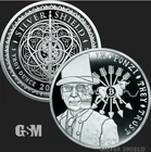 2024 Ponzi They Trust Silver Shield 1 Troy oz .999 Silver Proof Round BOX & COA
