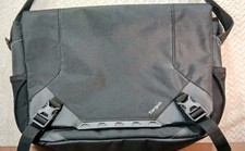 Targus AC0069 Large 17" Laptop Messenger Bag with Shoulder Strap Black  Grey