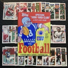 1989 TOPPS  NFL FOOTBALL Trading Cards Complete Your Set U Pick SANDERS 2/2