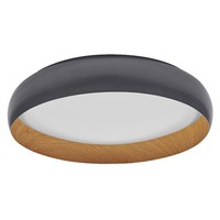 Led Deckenleuchte Metall Grau Osram 3000K Click-Dim Ø52Cm Deckenlampe Wohnzimmer