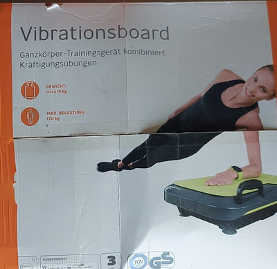 CRANE Vibrationsboard 3 Programme bis 120 kg Benutzergewicht, 19 kg