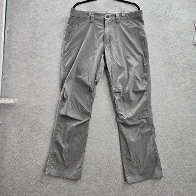 GORUCK Men Activewear Pants 36X30 Gray Nylon Spandex Cargo 30'' Inseam