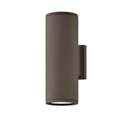 Silo 12" High Architectural Bronze LED Outdoor Wall Light - Picture 5 of 10