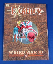 Marvel Graphic Novel Excalibur: Weird War III Cap Britain X-Men 1990 NM