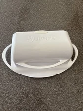Butterie Butter Dish Keeper Kitchen Concepts Flip Top White
