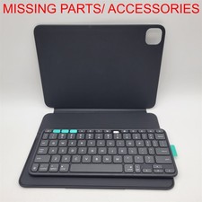 Logitech Flip Folio, Keyboard Case for iPad Pro/Air 11" - Midnight Black READ