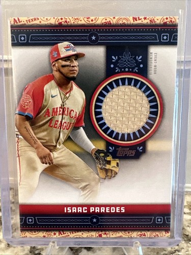 2024 Topps Update Series - All-Star Stitches Isaac Paredes #ASR-IP (MEM) - Picture 1 of 2