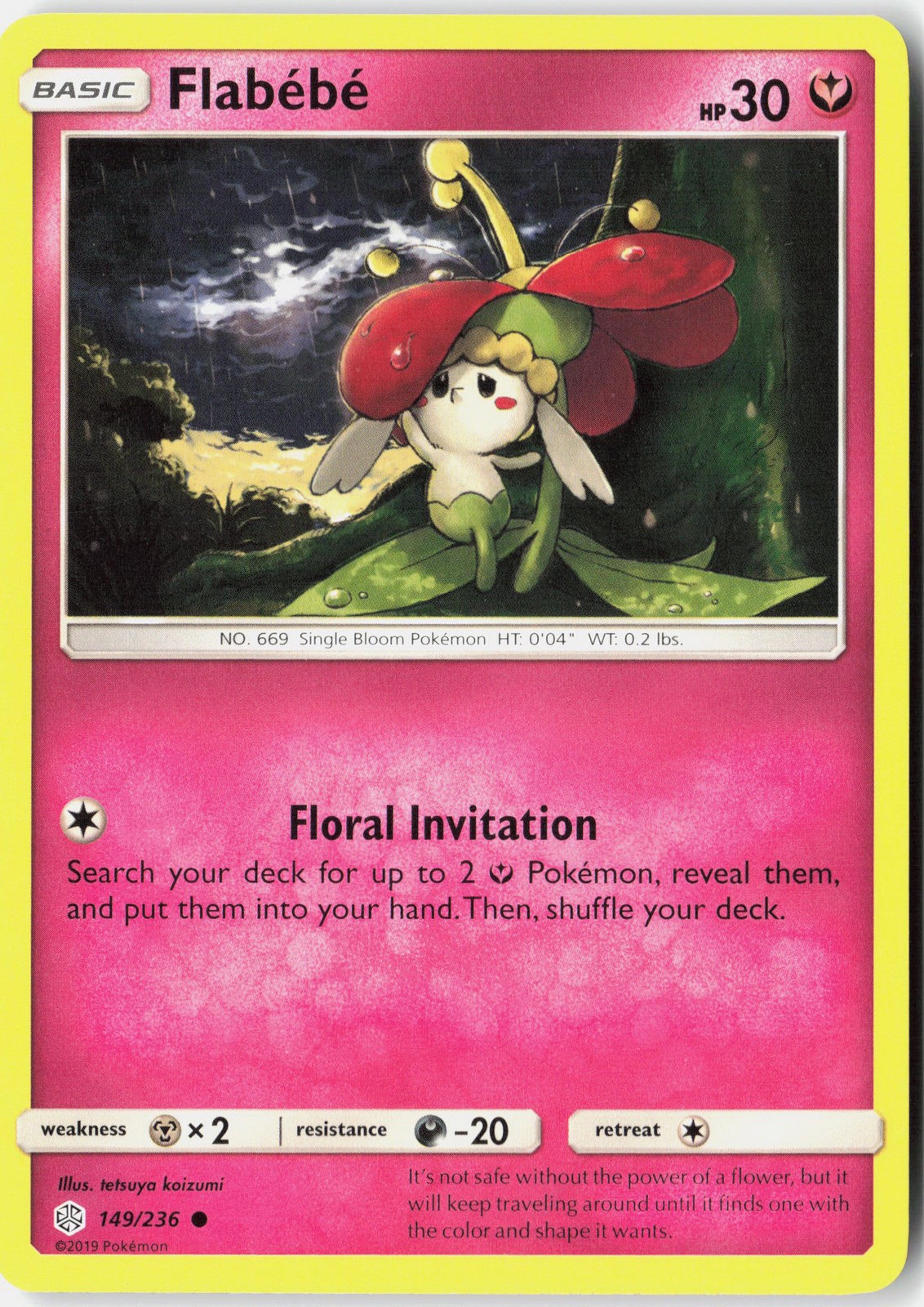 SM - Cosmic Eclipse #149/236 Flabebe