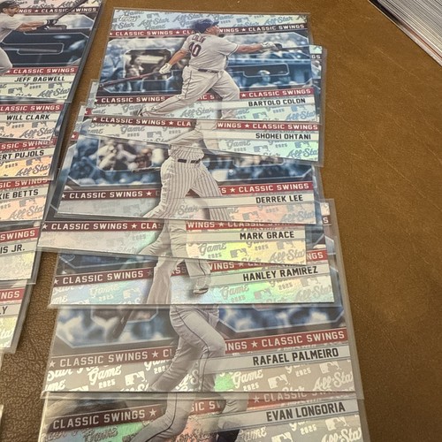 Lote de 20 cartas 2025 Topps MLB All Star Game Classic Swings Insert Sin engaños Ohtani + - Imagen 2 de 4