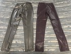 Women’s Size Xs Small Leather Like Leggings Shinny Lot Of 2 New Loft Francescas — photo 2