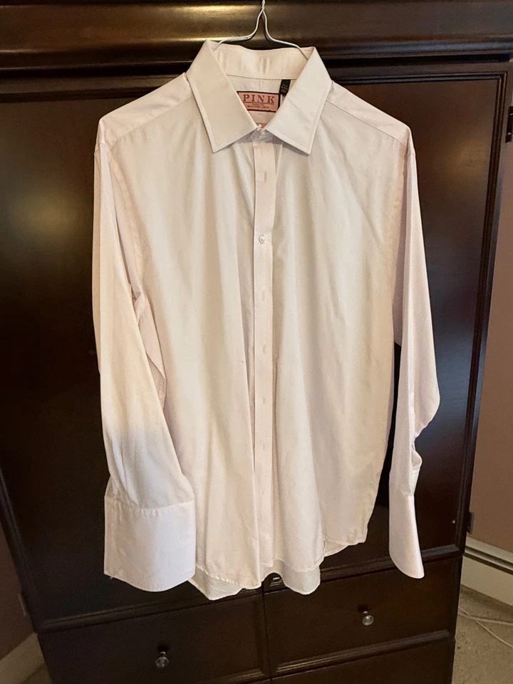 4 МУЖСКИЕ РУБАШКИ: (3) от Holland & Sherry, (1) от Pink, London - размер 17/35 - Изображение 4 из 4