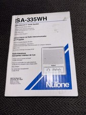 New NuTone ISA-335WH Indoor 5" Intercom Speaker IS-335 IS305 IM3303 IMA3303 3003