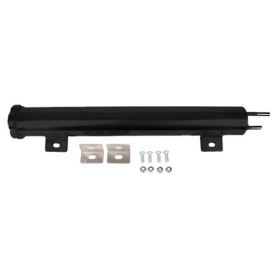 CJ Classics Radiator Overflow Tank 2''X15'' Aluminum Black