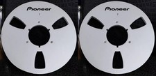 One Pair 10.5'' silver Pioneer Tape reel High Quality Aluminum Take Up Reel
