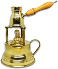 Al Brony Brass Greek Turkish Coffee Maker Burner Table  Table With
