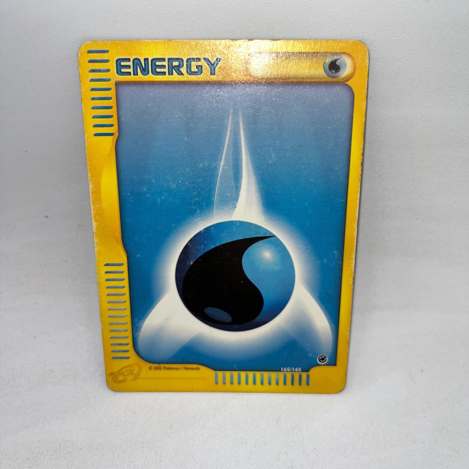 Water Energy 165/165 Expedition Base Set Pokemon Heavily Played