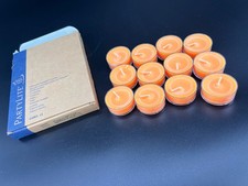 Partylite Tealight 12 Candles NOS Juicy Clementine V04360 30915