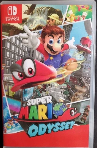 Super Mario Odyssey (Nintendo Switch, 2017). Cover Art Is NOT Original.