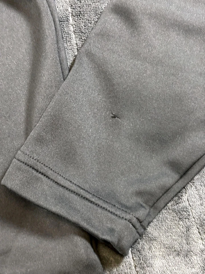 Chaqueta Spyder Para Hombre Pequeña Gris Cremallera Completa Softshell Forrada de Vellón Exterior Otoño 14... Foto 3 de 4