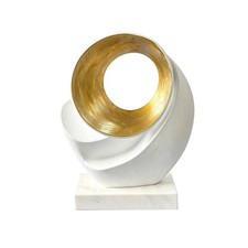 Skulptur mit Kreis Modern Ringskulptur Minimalistisch f&uuml;r B&uuml;ro