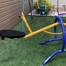 2pcs Waterproof Protective Teeter-Totter Home Seesaw Seat Cover, Black, For ,...