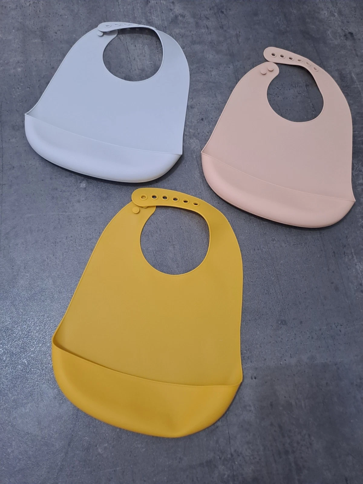 set of bibs, unisex children's bibs, three piece bibs, bib set