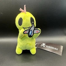 Tokidoki Baby Kaiju Godzilla 6" Plush Airplane Green Pink Dinosaur Dragon Toy