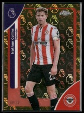 2025-26 Topps Chrome Edition Premier #36 Nathan Collins Gold LogoFractor #/50