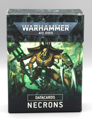 Necron 9th Edition Data Cards Used #2497