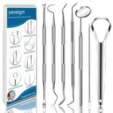 7pcs Dental Tools, Dental Pick Teeth Cleaning Tools Tooth Scraper Plaque Tartar