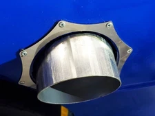 JEGS 31952 Exhaust Pipe Fender Exit Bezel for 4 in. Collectors [4 1/2 in. I.D.