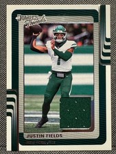 2025 Panini Donruss Threads Patch - Justin Fields