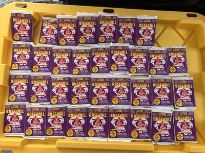 1991 Score Series 2 Baseball Card Pack Lot Of 34 BRAND NEW SEALED  16 Per Pack