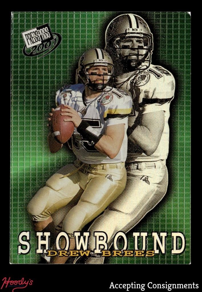 Drew Brees Press Pass Showbound #SB1 Base