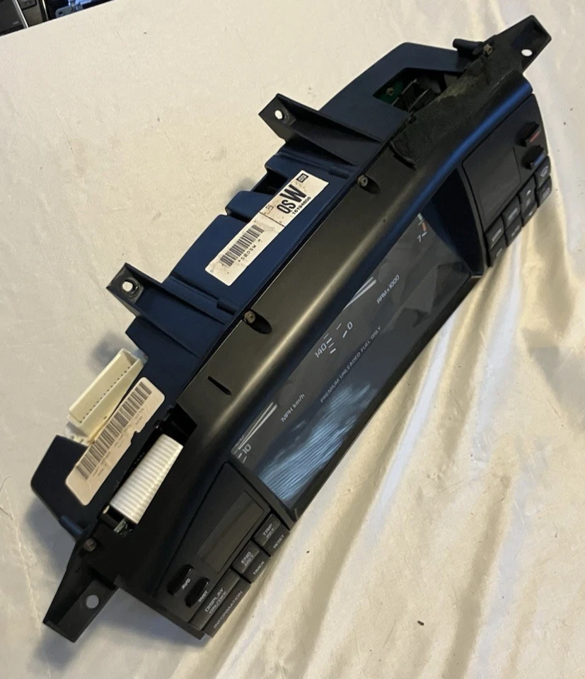 92-96 凯迪拉克 El Dorado 塞维利亚仪表组速度计仪表盘 原始设备制造商 — 第 3/4 张图片