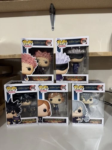 Jujutsu Kaisen Funko POP! Set of 5 : Gojo, Nobara, Megumi, Mahito, Yuji