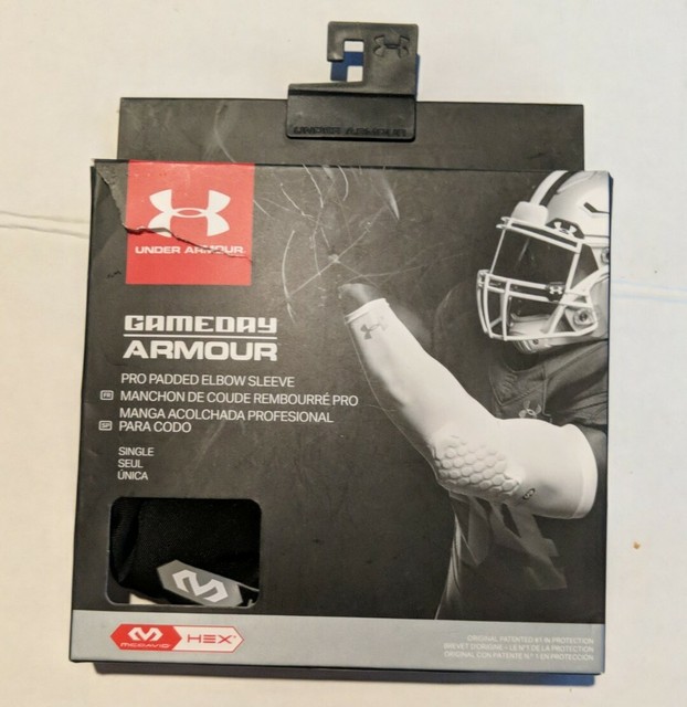 Under Armour Gameday Pro Padded Elbow Sleeve Heex Black Adult Small for sale online eBay