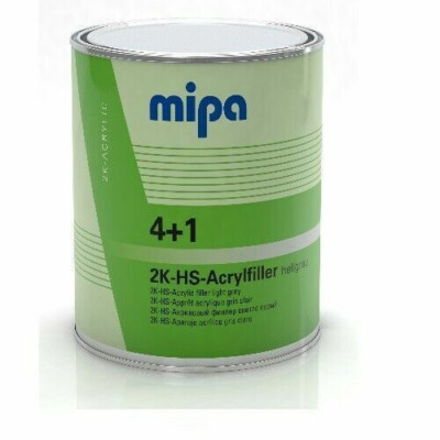 Mipa 4+1 Acrylfiller HS - Füller - dunkelgrau Autolack 1 l