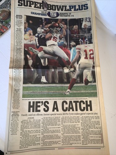 Newark Star Ledger Newspaper 2-4-08 Giants Super Bowl XLII Champs BONUS NY POST - Picture 15 of 22